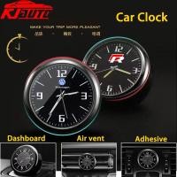 ราคา Volkswagen รถนาฬิกา Luminous Min นาฬิกาดิจิตอล Mechanics นาฬิกาควอตซ์รถนาฬิกา Air คลิปสําหรับ VW R Line Polo Fox Gol Up Golf Beetle Santana Sagitar Tiguan Passat อุปกรณ์เสริม (46002152804)