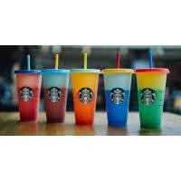 ราคา แก้วเปลี่ยนสีตามอุณหภูมิ 1 เซ็ต 5 ใบ พร้อมหลอด (21330281019)