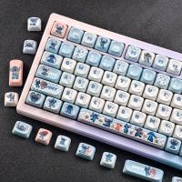 ราคา Thai KeycapMAIMOOO Stitch Keycap MOA Profile 120 คีย์ PBT Dye Sublimation Aula F75 F99 Ajazz AK820 น่ารักการ์ตูน Keycaps Lilo & Stitch Thai Keycaps (57858619274)