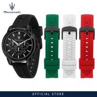 ราคา 【2 Years Warranty】 Maserati Successo 44mm Special Edition Men's Chronograph Quartz นาฬิกาข้อมือ (Multi Interchangeable Silicone Strap) R8871648005 (23172569787)