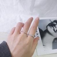 ราคา แหวนกางเขนสไตล์มินิมอล เงินแท้ S925 คุณภาพดี แหวนกางเขนเงินแท้ (43813816220)