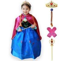 ราคา พร้อมส่ง ชุดเจ้าหญิงแอนนา+ผ้าคลุม #ชุดเจ้าหญิงแอนนา Anna Frozen (2034322651)