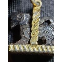 ราคา เครื่องรางสิงห์หลวงพ่อหอมวัดชากหมาก จังหวัดระยอง​ ไม้​พญางิ้วดำแกะสิงห์​ (53308356134)