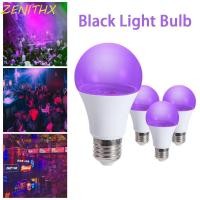 ราคา ZENITHX หลอดไฟ UV, E27 Blacklight โคมไฟอัลตราไวโอเลต UV สีม่วงหลอดไฟ, แบบพกพา 10W 360 เรืองแสงบรรยากาศหลอดไฟสีดําสีม่วงตกแต่งบาร์ (58006755089)