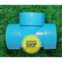 ราคา ข้อต่อสามทาง​ PVC​ 2​ นิ้ว​ (บาง)​ ท่อน้ำไทย (8886283859)