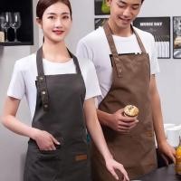 ราคา ผ้ากันเปื้อนครัวกันน้ำสไตล์ญี่ปุ่นผ้ากันเปื้อนทำอาหารผ้าใบ ชุดทำงาน ทำอาหารสำหรับผู้ชายและผู้หญิง (27028609425)
