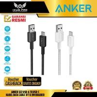 ราคา Anker 322 สายเคเบิลข้อมูล USB-A ถึง USB-C 3ft 0.9m Braided - A81H5 (24045686290)