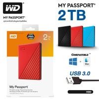 ราคา 2TB PORTABLE HDD (ฮาร์ดดิสก์พกพา) WD MY PASSPORT (BLACK) (WDBYVG0020BBK) (25841099113)