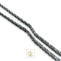 ราคา สร้อยเท่ๆ สร้อยคอ สแตนเลส แท้100% ลายตะกร้อ ถักมือ นุ่ม สบายคอ (27405517107)