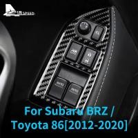 ราคา Real Soft Carbon Fiber LHD RHD Sticker for Subaru BRZ Toyota GT86 2012-2020 Interior Trim Car Wind (55603161553)