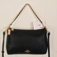 ราคา Coachแท้ carrie crossbody สภาพเทียบมือ1 อะไหล่ทองใหม่มาก (1883215760)