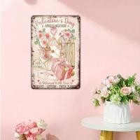 ราคา HELLOYOUNG ป้ายดีบุกดอกไม้วินเทจ Retro โปสเตอร์โลหะโรแมนติก Wall Art Decor สําหรับบ้านห้องนอน 8x12 นิ้ว (53157416604)