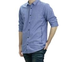 ราคา haas เสื้อเชิ๊ตแขนยาว unisex ผู้ชาย ผู้หญิง สกรีน HAAS JEANS Vintage SBSH5132 (19514789854)