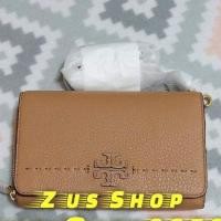 ราคา พร้อมส่ง TORY BURCH MCGRAW FLAT WALLET CROSSBODY : (1618018676)