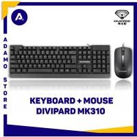 ราคา Divipard MK310 USB Office Keyboard Mouse Combo (26835540494)