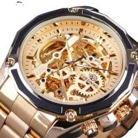 ราคา genuine ▨Forsining Watch Men Waterproof Automatic Mechanical Skeleton Watches (16903564348)