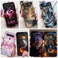 ราคา ปลอกสําหรับ LG K61 Q61 เคสโทรศัพท์ LG K41s / LG K52 Q52 2020 Coque ดอกไม้ผีเสื้อมังกรสัตว์ Matte ซิลิโคนนุ่มปกหลัง (51208777244)