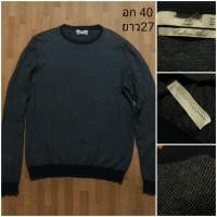 ราคา Zara man sweater cashmere blendedเสื้อกันหนาวไหมพรมแบบบางzara man (21771600408)