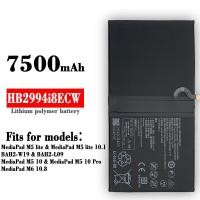 ราคา 7500MAh 100% Original เปลี่ยนแบตเตอรี่สำหรับ Huawei MediaPad M6 10.8 M5 LITE M5 10 M5 10pro แท็บเล็ตแบตเตอรี่โทรศัพท์ (21392413327)
