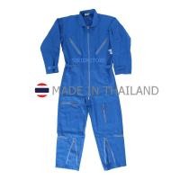 ราคา สีฟ้า ชุดหมีช่าง ชุดหมีกู้ภัย ชุดหมี SAFETY ชุดนักโทษ แขนยาว (1129891570)