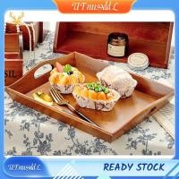 ราคา [UTnus9ddL] ไม้พาเลทถาดอาหารถาดชาไม้พาเลทไม้พร้อมที่จับ (55958775881)