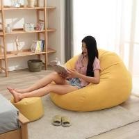 ราคา MeeBan Bean Bag Chair เก้าอี้พร้อมเม็ดโฟม ทรงหยดน้ำ พร้อมที่รองขา (19017985950)