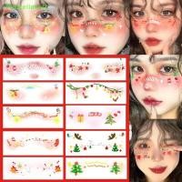 ราคา Peacellow สติกเกอร์แต่งหน้าแบบชั่วคราว ตกแต่งมุมตา พร้อมลาย temporary tattoos สำหรับงานปาร์ตี้และคริสต์มาส ออกแบบมาอย่างสร้างสรรค์และน่ารัก (44223656373)