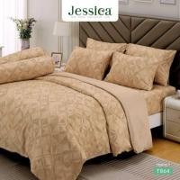 ราคา JESSICA : Micro Tencelผ้าปูที่นอน + ผ้านวม (ครบชุด) ขนาด 6 ฟุต รุ่น 500 เส้นด้าย รหัสT864 (58002788680)