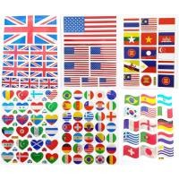 ราคา 10 แถม 1 สติ๊กเกอร์สะท้อนแสง ธงชาติเล็ก ไทย อเมริกา อังกฤษ อาเซียน ใบกัญชา ช้าง หัวใจ หมวกกันน็อก ติดมือถือ, 10x13 cm (5284670052)