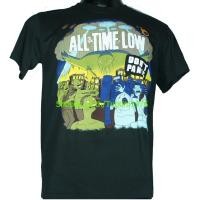 ราคา เสื้อวง All Time Low ลาย การ์ตูน Don't Panic Graphic Band Tee Pop Punk สีดำ ATL1451 (368017561)
