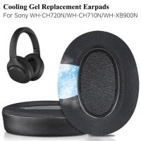 ราคา Cooling Gel แผ่นรองหูฟังสําหรับ Sony WH-CH720N/WH-CH710N/WH-XB900N/WH-RF400/MDR-RF895RK หูฟัง, เปลี่ยนแผ่นรองหูฟังเบาะโฟมความหนาแน่นสูง (1 คู่) (46755417813)