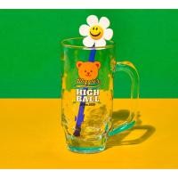ราคา [Glasslock X Wiggle Wiggle] HIGHBALL GLASS & MUDDLED SET- Wiggle Bear 410ml (24987557466)