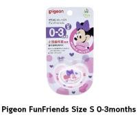 ราคา Pigeon (พีเจ้น) Disney Pacifier Minnie จุกหลอกมินนี่ รุ่น FunFriends ไซส์ s (14515985407)