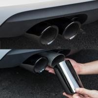 ราคา 2PCS/lot Exhaust Tips For Audi A4 A3 Q5 Stainless Steel Car Exhaust Muffler Tip Tail Pipe Exhaust T (46254587760)