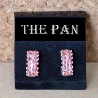 ราคา ต่างหูพลอยแท้ Pink Sapphaire ตัวเรือนเงิน 925 ชุบ Pink Gold (41465313)