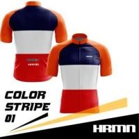 ราคา เสื้อจักรยานเสือหมอบ / เสื้อจักรยานเสือหมอบ - แถบสี HRMN 01 (customer1) (27411864773)