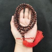 ราคา สร้อยประคำ108เม็ด8มิล หินเรดไทเกอร์อาย (Red Tiger's eye)ประคำ 108 เม็ดประคำหินเเท้ประคำ108เม็ดหินแท้ (5046059437)