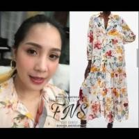 ราคา ZARA เดรสลายดอกซาร่า (24308276343)