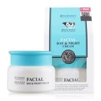 ราคา Scentio Milk Plus Bright and White Facial Day & Night Cream 50ml (12977604412)