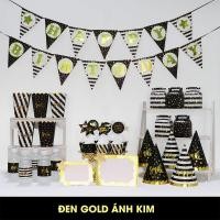 ราคา ชุดตกแต่งวันเกิด Gold BLACK Metallic (47806355562)