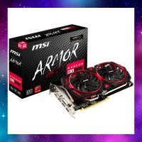 ราคา VGA (การ์ดแสดงผล) MSI RADEON RX580 580 ARMOR MK2 8G OC - 8GB GDDR5 ใช้งานปกติ (25280538992)
