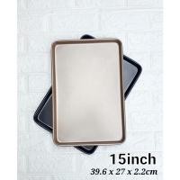 ราคา ถาดเตาอบพรีเมี่ยม / ถาดอบ / กระทะเค้กแห้ง - 15 นิ้ว 40 x 27ซม (25237499631)