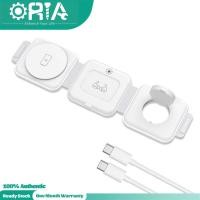 ราคา ❤ ORIA 3 In 1สถานีที่ชาร์จพับเก็บได้แม่เหล็กที่ชาร์จแบบไร้สายแผ่นชาร์จอย่างเร็วไร้สาย15w ใช้ได้ (27788135697)