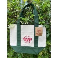 ราคา Trader Joe’s Mini Canvas tote สีเขียว ของแท้จากอเมริกา (51556903082)