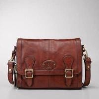 ราคา กระเป๋าหนังแท้มือสองแบรนด์ FOSSIL (3458303435)