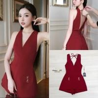 ราคา Code: T154 จั้มสูทกางเกงขาสั้น ชุดสีดำน่ารักๆ งานป้าย Rattana (27708926897)