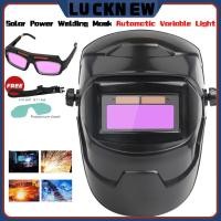 ราคา Soldering Mask Auto Darkening Solar Power Welding Mask Automatic Variable Light Large View Welding Goggles Helmet (48504935552)