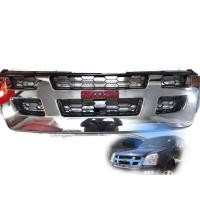 ราคา กระจังหน้า & กตัวบังกระจังหน้า หน้ากระจัง ISUZU DMAX ปี 2005-2006 /4WD ชุบโครเมี่ยม พร้อมlogoสีแดง**ร้านค้าแนะนำ** (22941686922)
