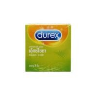 ราคา Durex ถุงยางอนามัย Excita ขนาด 53 มม. (กล่อง 3 ชิ้น) (22542059080)