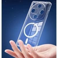 ราคา ZTE Nubia Focus 2 5G / FOCUS / Focus Pro 5G Casing Clear Case Phone Case Cover with Magnetic Wireless Charger Sticker (40874874413)